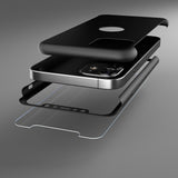 360° Кейс за Apple iPhone 12 Mini - Черен