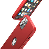 360° Кейс за Apple iPhone 12 Mini - Червен