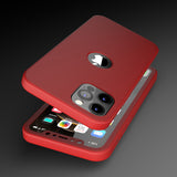 360° Кейс за Apple iPhone 12 Pro - Червен