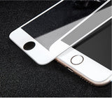 Бяло защитно стъкло за дисплей на iPhone 8