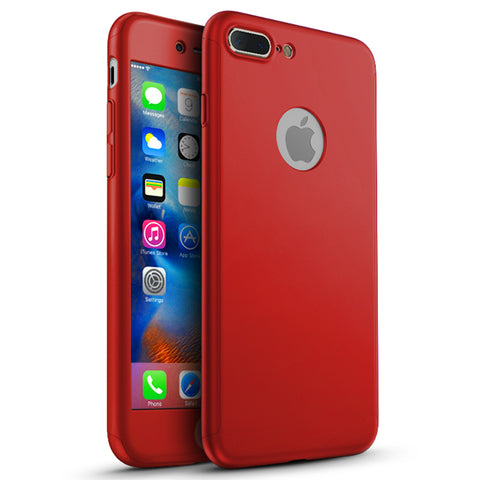 360 калъф Apple iPhone 7 Plus -  Червен