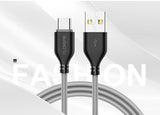 USB Type C кабел - Сив