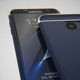 Син калъф за Samsung Galaxy S7 EDGE
